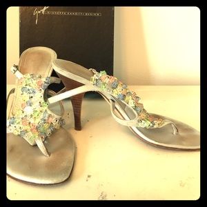 Giuseppe zanotti crystal embellished sandals